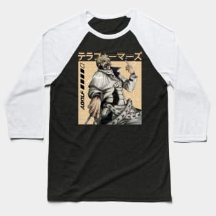 Humanity's Last Stand Terra Tee Capturing the Gritty Battles and Resilient Characters Baseball T-Shirt